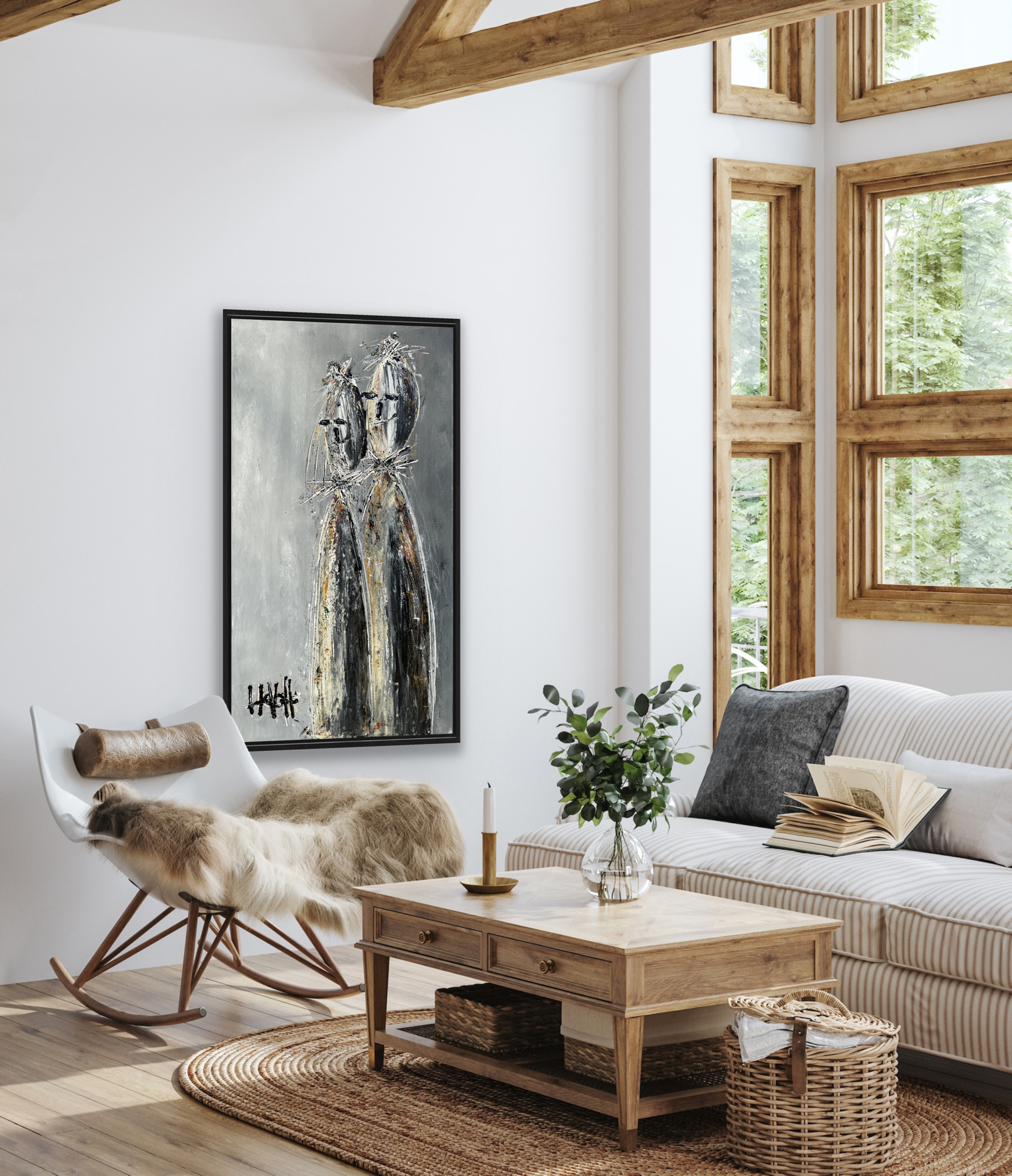 Maleri Af Henrik Volf - showroom 1 -2024