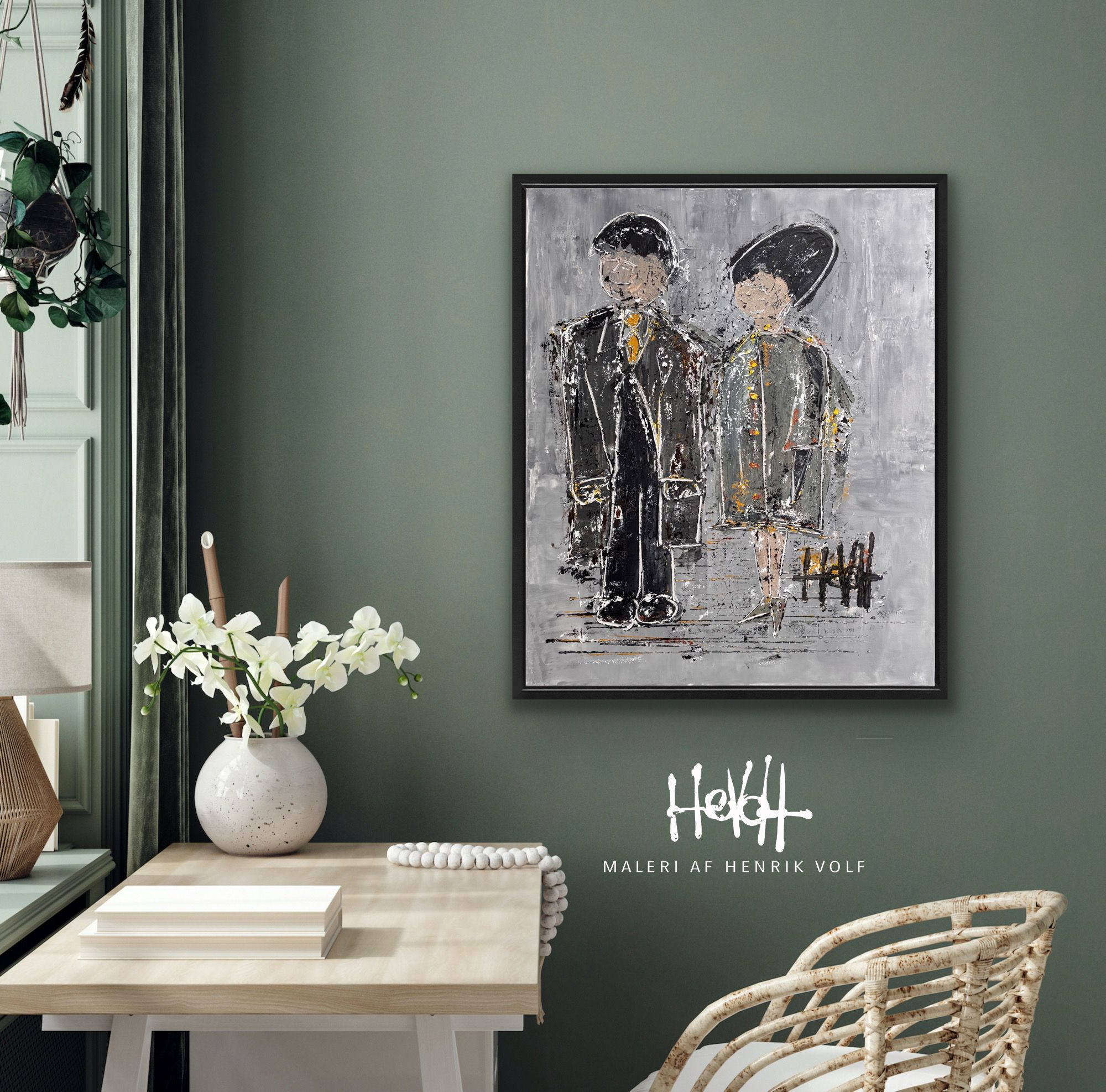 Maleri Af Henrik Volf - Showroom 1