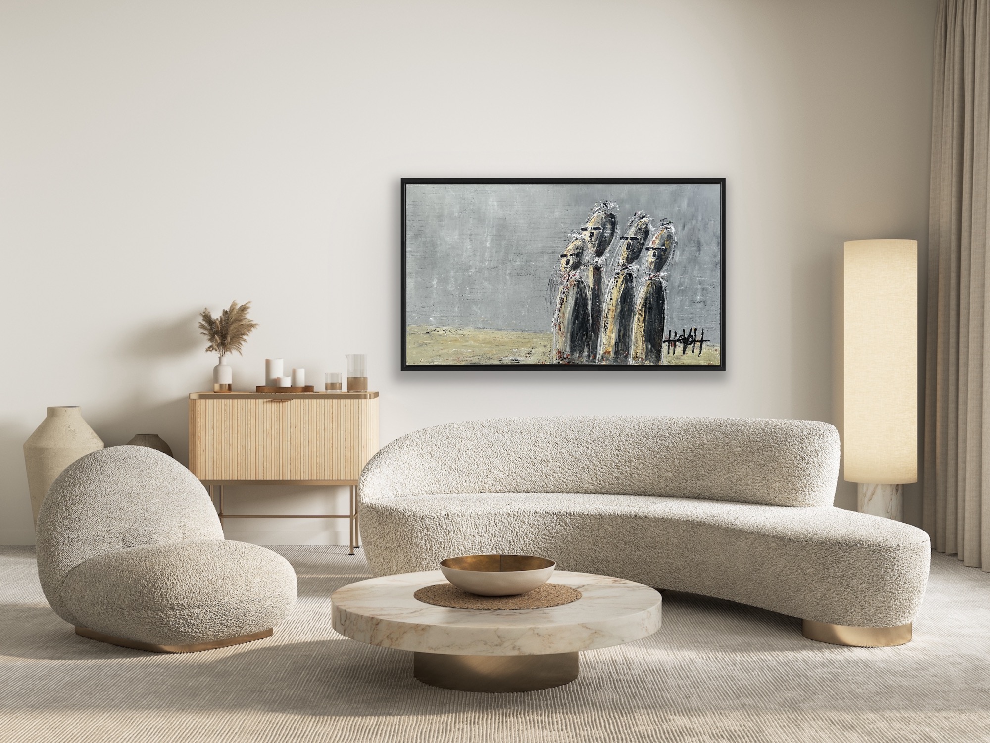 Maleri Af Henrik Volf - showroom 2 -2024