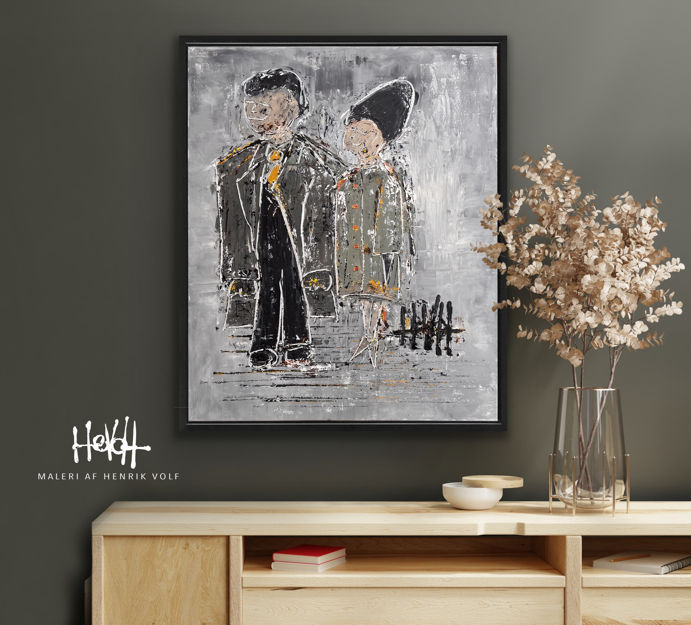 Maleri Af Henrik Volf - Showroom 2